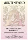 Cantine Galasso S.r.l. Montenevoso Montepulciano d'Abruzzo 2015  Front Label