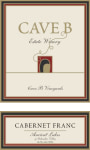Cave B Estate Winery Cabernet Franc 2014 Front Label