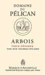Domaine du Pelican Arbois Trois Cepages 2019  Front Label