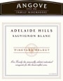 Angove Family Winemakers Adelaide Hills Vineyard Select Sauvignon Blanc 2012 Front Label