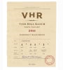 Vine Hill Ranch VHR Cabernet Sauvignon (3 bottle OWC) 2016  Front Label