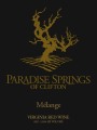 Paradise Springs Winery Melange 2014  Front Label