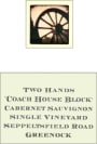 Two Hands Single Vineyard Coach House Block Cabernet Sauvignon 2009  Front Label
