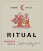 Ritual Monster Block Pinot Noir 2014  Front Label