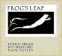 Frog's Leap Petite Sirah 2014  Front Label