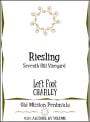 Left Foot Charley Seventh Hill Vineyard Riesling 2008  Front Label