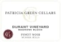 Patricia Green Durant Madrone Block Pinot Noir 2015  Front Label