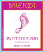 Barefoot Sweet Red Front Label