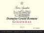 Pierre Amadieu Gigondas Domaine Grand Romane 2015  Front Label