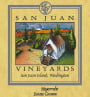 San Juan Vineyards Siegerrebe 2016  Front Label