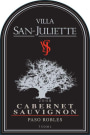 Villa San-Juliette Cabernet Sauvignon 2008  Front Label