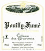 Domaine Roger Pabiot Pouilly-Fume Coteau des Girarmes 2016  Front Label