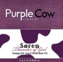 Purple Cow Vineyards Soren Thunder of God 2013  Front Label