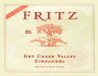 Fritz Dry Creek Valley Zinfandel 2014 Front Label