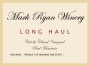 Mark Ryan Long Haul 2014  Front Label