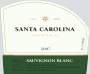 Santa Carolina Sauvignon Blanc 2007  Front Label