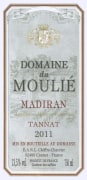 Domaine du Moulie Madiran Tannat 2011  Front Label