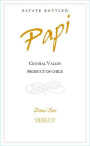 Papi Demi Sec Merlot 2016  Front Label