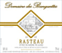 Domaine des Banquettes Rasteau Red 2005  Front Label