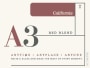 A3 Wine Red Blend 2014 Front Label