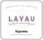 Lavau Gigondas 2017  Front Label