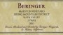 Beringer Marston Vineyard Syrah 2001  Front Label