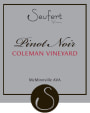 Seufert Winery Coleman Vineyard Pinot Noir 2012  Front Label