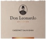 Don Leonardo Cabernet Sauvignon 2016  Front Label