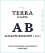 Terras d'Alter AB Alicante Bouschet 2015  Front Label