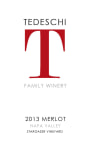 Tedeschi Family Winery Stargazer Vineyard Merlot , California 2013  Front Label