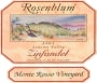 Rosenblum Cellars Monte Rosso Zinfandel 2001  Front Label