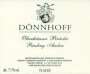 Donnhoff Oberhauser Brucke Riesling Auslese Goldkapsel (375ML half-bottle) 2020  Front Label