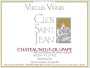 Clos Saint Jean Chateauneuf-du-Pape Vieilles Vignes (1.5 Liter Magnum) 2022  Front Label