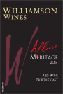 Williamson Wines Allure Meritage 2017  Front Label