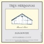 Tres Hermanas Vineyard & Winery Sangiovese 2008  Front Label