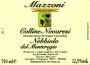 Mazzoni Nebbiolo del Monteregio Colline Novaresi 2018  Front Label