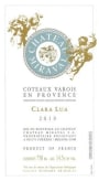 Miraval Coteaux Varois Clara Lua Blanc 2010  Front Label