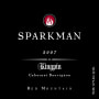 Sparkman Kingpin Cabernet Sauvignon 2007  Front Label