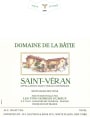 Duboeuf Saint-Veran Domaine de La Batie 2009 Front Label