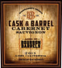 Cask & Barrel Cask & Barrel Cabernet Sauvignon 2015  Front Label