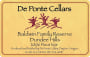 DePonte Baldwin Family Reserve Pinot Noir 2006  Front Label