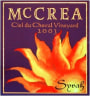McCrea Ciel du Cheval Syrah 2003 Front Label