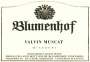Blumenhof Winery Valvin Muscat 2015  Front Label