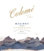 Bodega Colome Autentico Malbec 2016 Front Label