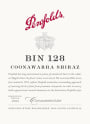 Penfolds Bin 128 Coonawarra Shiraz 2015  Front Label
