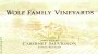 Wolf Family Vineyards Cabernet Sauvignon 2006  Front Label