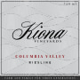 Kiona Riesling 2016  Front Label