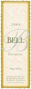 Bell Wine Cellars Bell Wine Cellars  Zinfandel, California 2004  Front Label