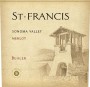 St. Francis Behler Vineyard Merlot 2010  Front Label