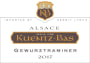 Kuentz-Bas Cuvee Tradition Gewurztraminer 2017  Front Label